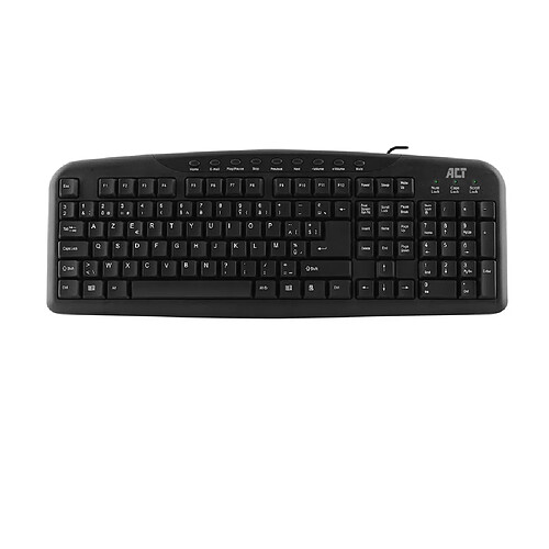 Act Editions ACT AC5405 clavier USB AZERTY Belge Noir