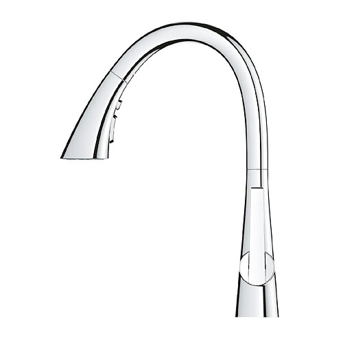 GROHE Mitigeur cuisine Zedra 3 jets Bec haut chrome douchette extractible