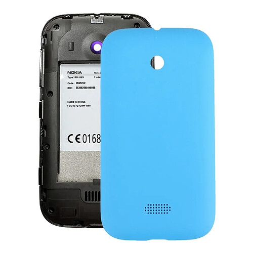 Wewoo Coque arrière bleu pour Nokia Lumia 510 Couverture Arrière de la Batterie pièce détachée