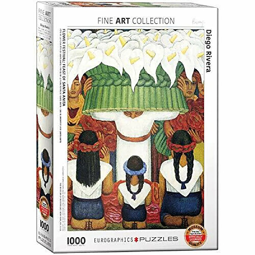 Puzzle Eurographics Flower Festival par Diego Rivera (1000 piAces)