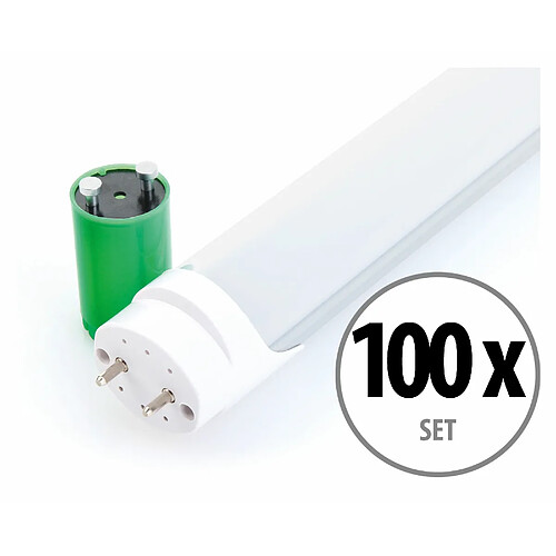 100x Showlite LED tube T8W24K45F-1500mm Set (lumière du jour 4500K)