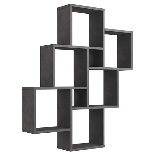 Mes Etagère design 81,2x15,7x94,3 cm anthracite - BECKY