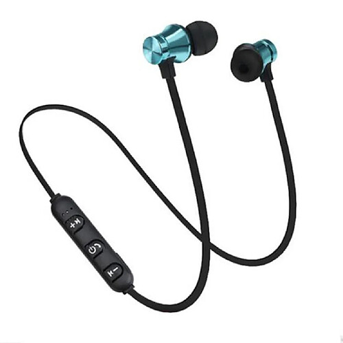 GUPBOO Casque de course sans fil Bluetooth sport casque magnétique avec micro casque antibruit actif pour téléphones et Mu