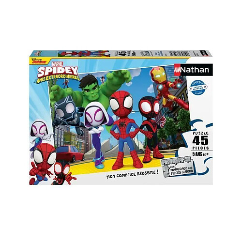 Puzzle Spidey et ses amis 45 pieces - Dessins animés et BD - NATHAN - A partir de 5 ans