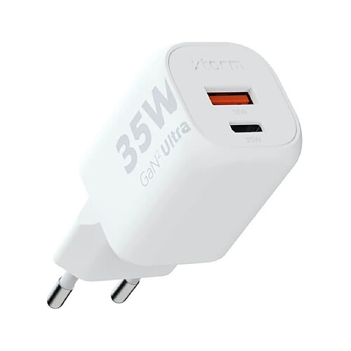 Xtorm Chargeur secteur 35 Watt - sortie USB-A et USB-C - GaN2 Ultra