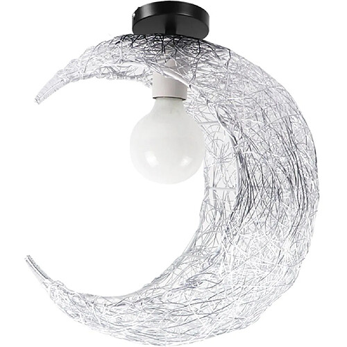 Universal Plafond de forme spéciale de 30 cm, 220V E27 * 1 sans ampoule, balcon de la chambre des enfants, éclairage de la chambre à coucher, lampe d'argent de fil Hami à l'entrée