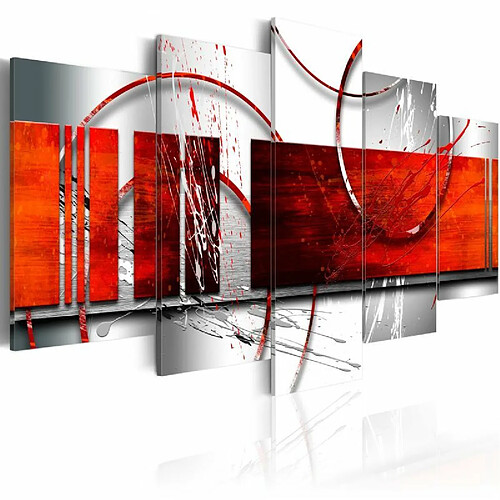 Paris Prix Tableau Imprimé Emphasis : Red Theme 50 x 100 cm