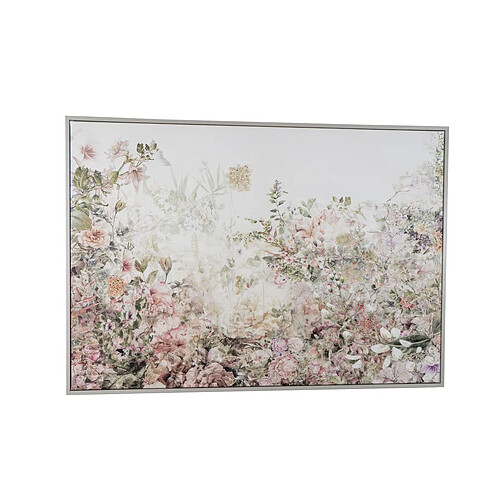 Toile Romimex polystyrène Bois MDF Floral 100 x 70 x 3 cm