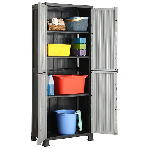 vidaXL Armoire en plastique 68x39x171,5 cm