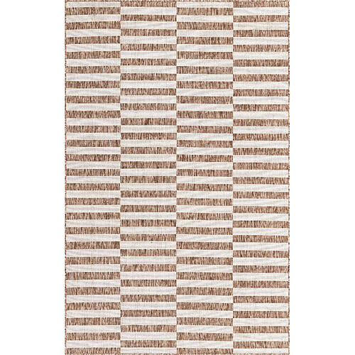 Hadorn Tapis d'Extérieur - 185x125 - Taupe - Tulum