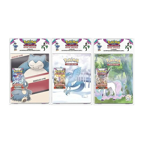 Asmodée Pokémon - Pack Portfolio 180 cartes + Booster EV02