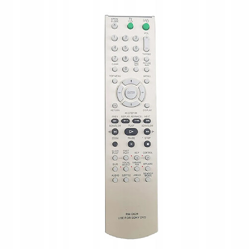 GUPBOO Télécommande Universelle de Rechange Pour SONY RMT-D175A RMT-D175P RMT-D185P RM-D641 DVD