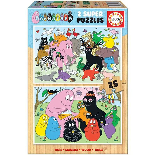 Educa Borras Puzzle 2x25 Barbapapa