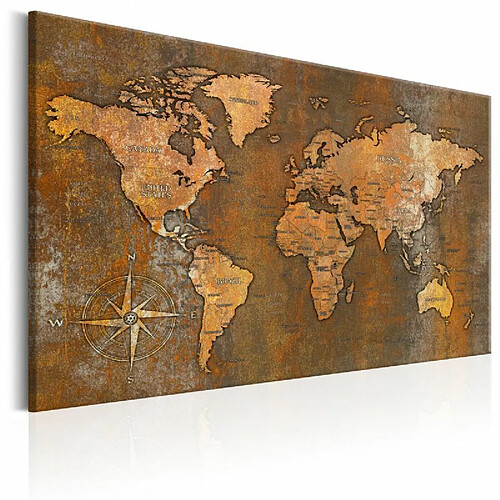 Paris Prix Tableau Imprimé Rusty World 80 x 120 cm