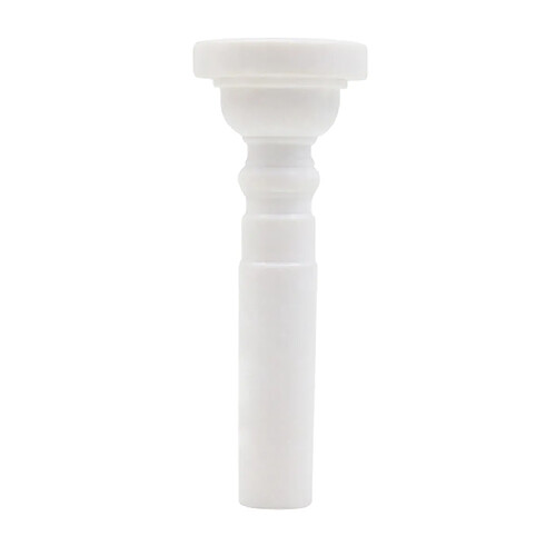 Trompette Embouchure 7C Taille ABS Plastique Noir/blanc Pièces Accessoires Blanc