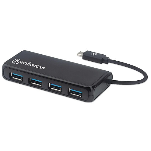 MANHATTAN 164924 HUB & CONCENTRATEUR USB 3.0 (3.1 GEN 1) TYPE-C 5000 M