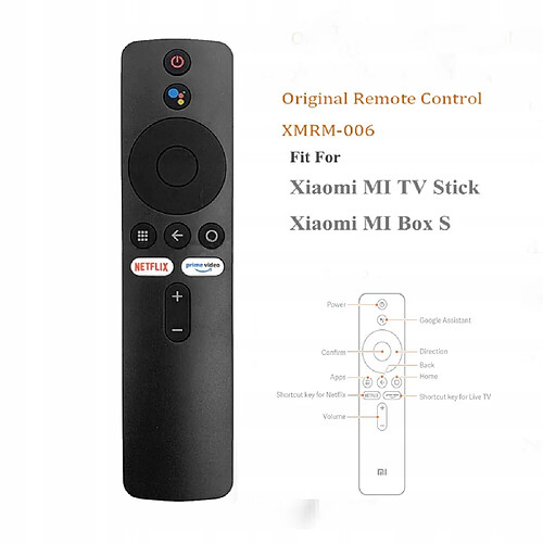 GUPBOO Télécommande Universelle de Rechange pour Xiaomi MI Box S MI Smart TV Bâton MDZ-22-AB MDZ