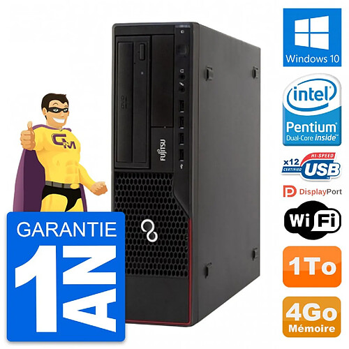 PC Fujitsu Esprimo E910 DT Intel G630 RAM 4Go Disque Dur 1To Windows 10 Wifi · Occasion