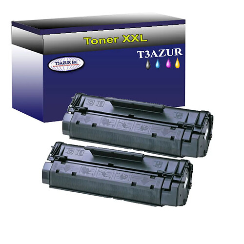 Lot de 2 Toners compatibles pour imprimante HP LaserJet 3150, 3150SE, 3150X - T3AZUR