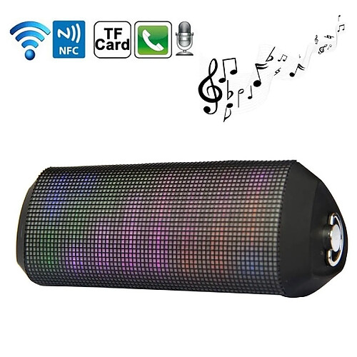 Wewoo Enceinte Bluetooth d'intérieur pour le téléphone portable de / comprimé, carte de TF, puissance d'amplificateur: 2 x 5W Haut-parleur Bluetooth, avec des lumières de LED