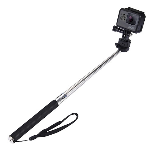 Wewoo Pour GoPro HERO6 / 5/5 Session / 4 Session / 4/3 + / 3/2/1, Xiaomi et autres caméras d'action, Longueur: 22.5-100cm monopode portatif extensible Monopod