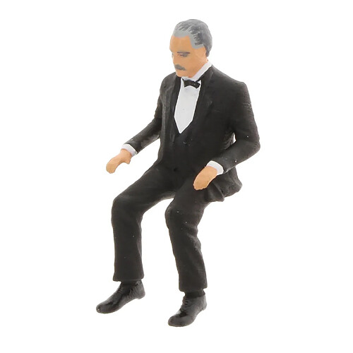 1/64 Personnes Figure Modèle Sculpture Mini Mise En Page Scène Décor Chaise