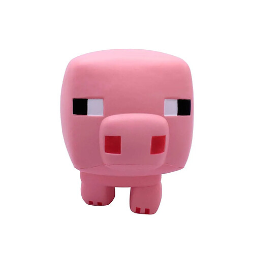 Joy Toy Minecraft - Figurine anti-stress Mighty Mega Squishme Cochon 25 cm