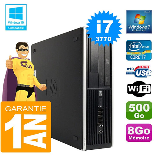 PC HP Compaq 8300 SFF Core I7-3770 Ram 8Go Disque 500 Go Graveur DVD Wifi W7 · Occasion