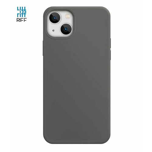 Riffi Coque Riff Thin & Soft en silicone avec intérieur en fibre souple pour Apple iPhone 13 Pro Gris