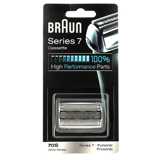 Braun CASSETTE RASOIR ARGENT SERIES 7 CODE 70B