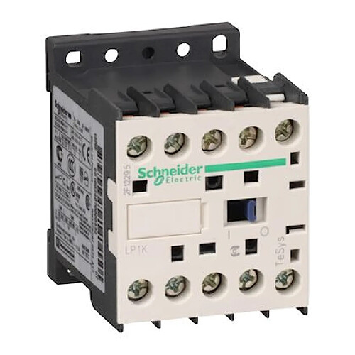 contacteur tesys k - cc - 6a - 3 pôles - 1f - 24v dc - a vis - schneider electric lp1k0610bd