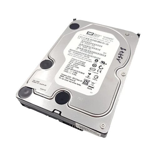 Disque Dur 500Go SATA 3.5 Western Digital Caviar WD5000AAKS-00A7B0 7200rpm 16Mo · Reconditionné