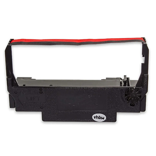 ruban, ruban en nylon, bande d'encrage vhbw de type ERC-38 B/R, ERC-30, ERC-34 pour imprimante matricielle Hyundai HD 7000.