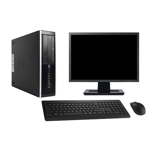 PC HP 8100 Elite SFF Ecran 19" Core i5-650 RAM 8Go Disque 250Go Windows 10 Wifi · Occasion