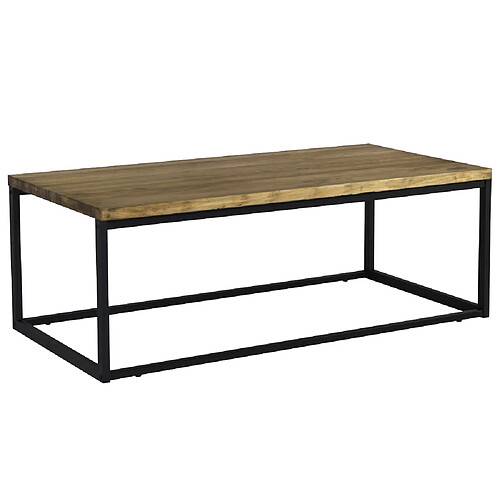 Ds Meubles Table basse Icub U 60x120cm 18mm Noir