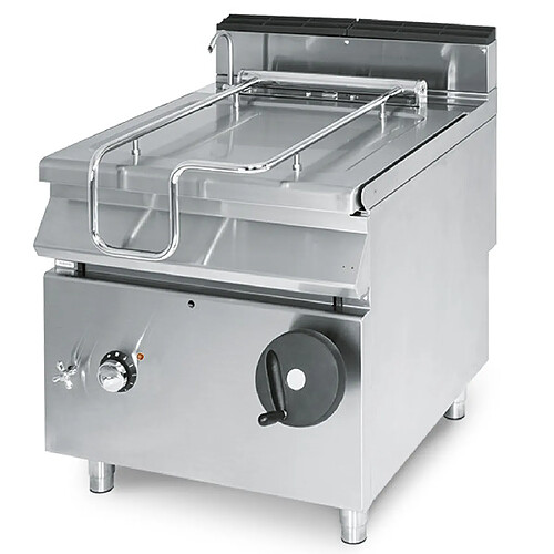 VIRTUS GROUP Sauteuse Basculante Électrique, Capacité 60 Litres, avec Cuve en Inox - Virtus