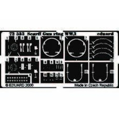 Scarff gun ring WW.I - 1:72e - Eduard Accessories