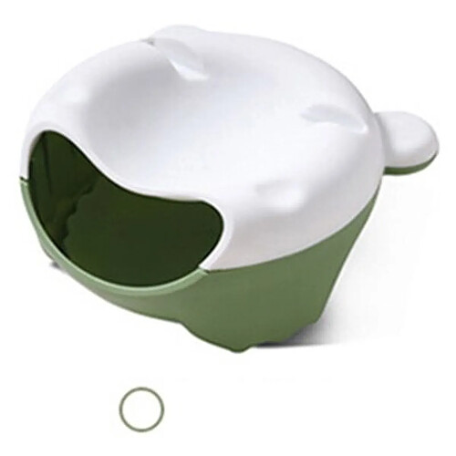 Universal Fontaine d'eau pour animaux de compagnie éclairante automatique Fontaine pour chats Chiens Distributeur d'eau chaude électrique USB Bol de boisson pour chats | Fournitures d'alimentation en eau pour chats (vert)