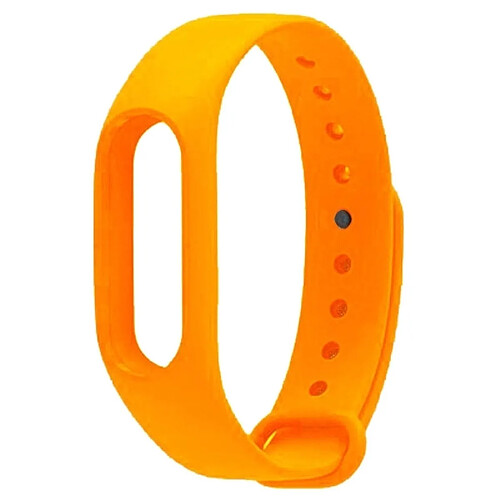 Wewoo Bracelet Orange pour Xiaomi Mi Bande 2 CA0600B de bracelets de remplacement coloré, hôte non inclus