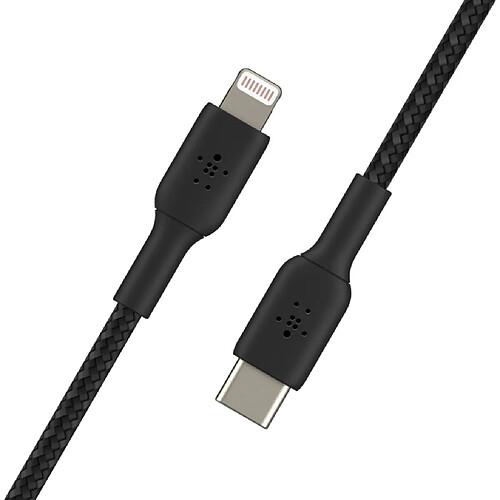 Belkin CAA004BT2MBK câble Lightning 2 m Noir