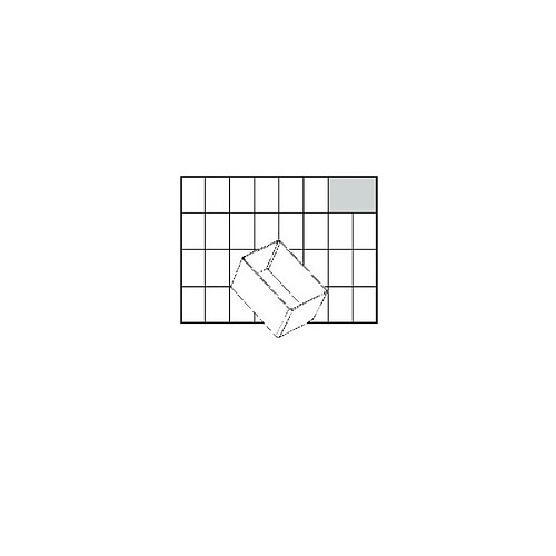 Raaco utilisation Set type 55 A, 8 x A8–1, transparent, 109888