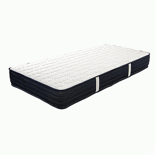 Visiodirect Matelas réversible NORA, 90x190 cm, en mousse mémoire de forme haute adaptabilité et ergonomique