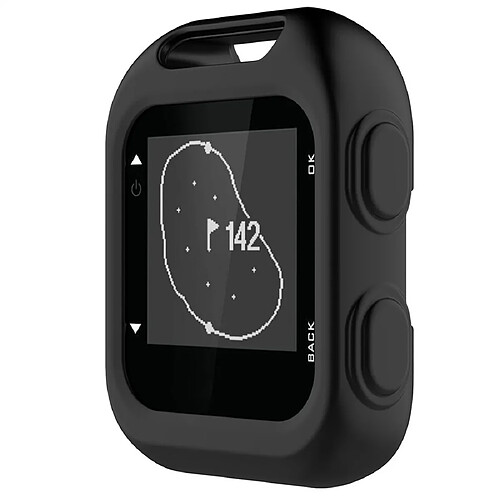 Wewoo Boîtier de montre Housse de protection en silicone pour Garmin Approach G10 Golf Noir