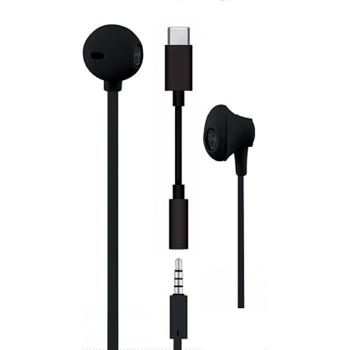 T'Nb TNB ESSWEETCBK - SWEET & ADAPTATEUR TYPE C - Ecouteurs semi intra-auriculaires - Noir