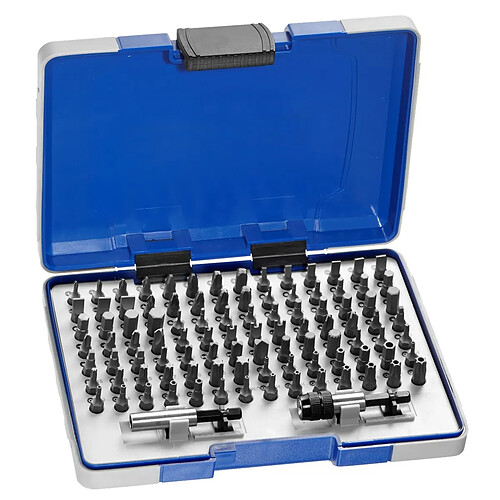 Coffret d'embouts 1/4"" + portes-embouts - 100 pièces Expert E131709