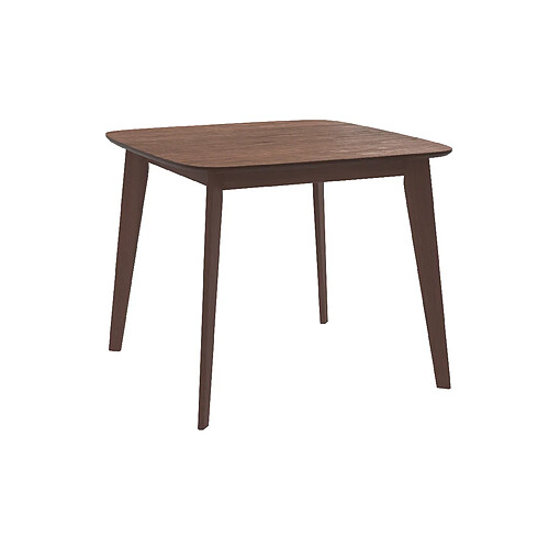 Rendez Vous Deco Table carrée Julio 4 personnes en bois foncé 90 cm