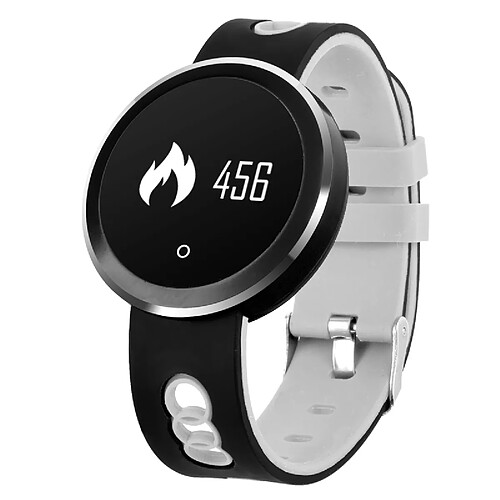 Wewoo Bracelet connecté noir 0.95 pouces HD OLED écran Smart Display Bluetooth, IP68 imperméable à l'eau, podomètre de / Rappel sédentaire / Moniteur de fréquence cardiaque / de sommeil, Compatible avec Android et iOS Téléphones