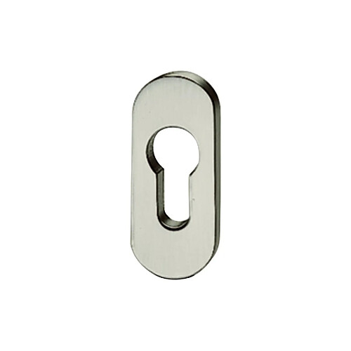 Fsb PT-Rosace porte profil PZ, 0 17 1729,oval,Alu F1 - blanc