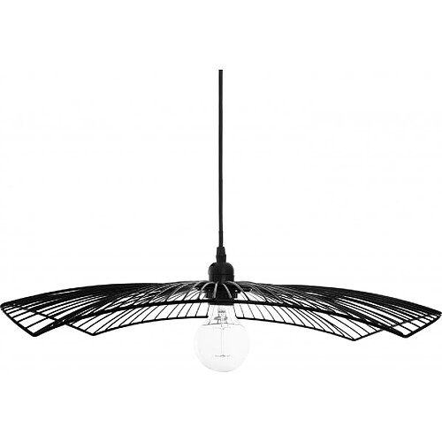 Atmosphera, Createur D'Interieur Suspension filaire "cuzco" noire, métal diamètre 58 cm atmosphera