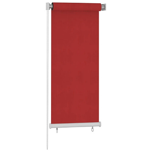 Maison Chic Store roulant d'extérieur | Volet roulant | Rideau roulant 60x140 cm Rouge PEHD -GKD50158